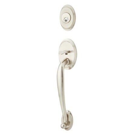Emtek Satin Nickel Handleset 4400SQUUS15 4400SQUUS15